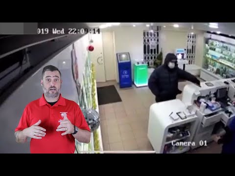 Victim Steals Phone Store Robber's Firearm