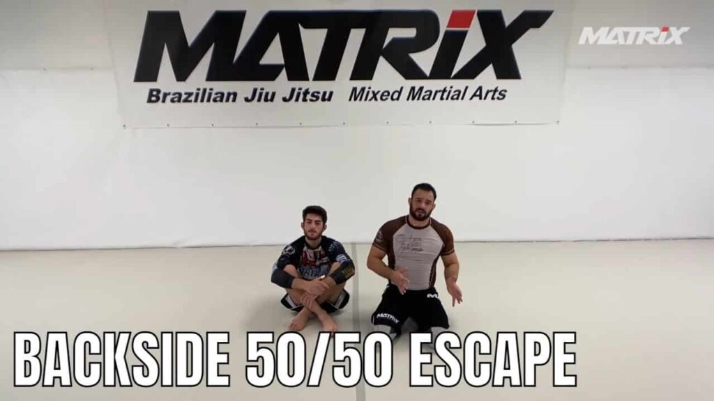 Viewer Question "How to Escape the Backside 50/50 Position" - Matrix Jiu Jitsu