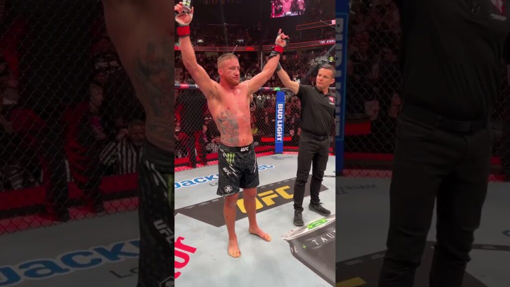 WELCOME BACK JUSTIN GAETHJE 🚨 #ufc313