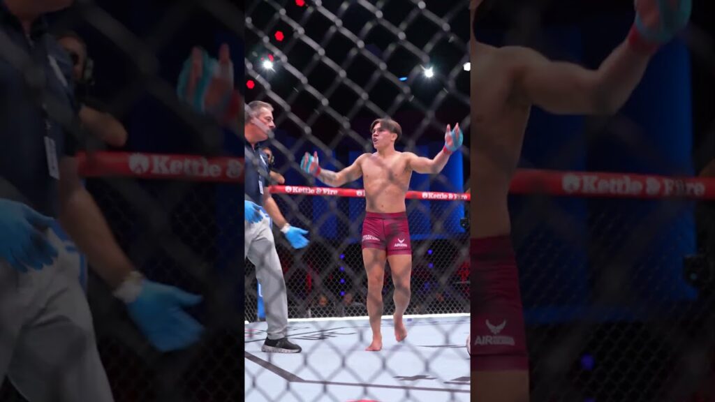 WHAT A KNOCKOUT 😳 #ufcshanghai