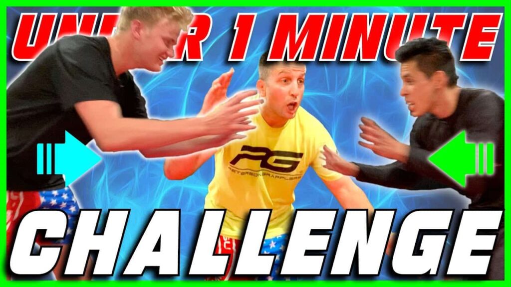 WHITE Belt VS Little Brown Belt!... Under a Minute CHALLENGE!