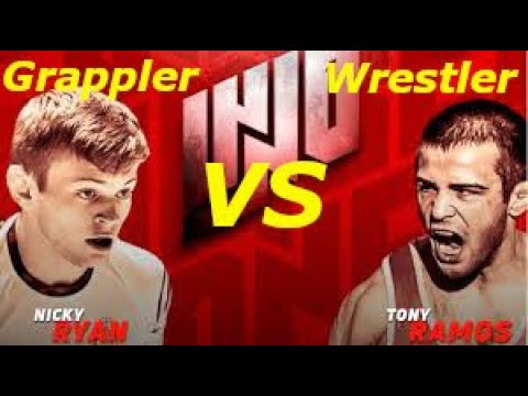 WRESTLER VS GRAPPLER!! Tony RAMOS vs Nicky RYAN... Coach Brian's BREAKDOWN!
