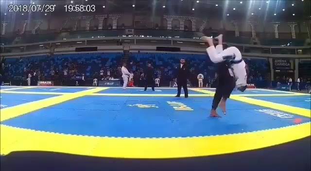 Watch BJJ competitor gets disqualified for beautiful Te Guruma throw... The ref considered it to be a slam when it's a regular Judo technique. Why?