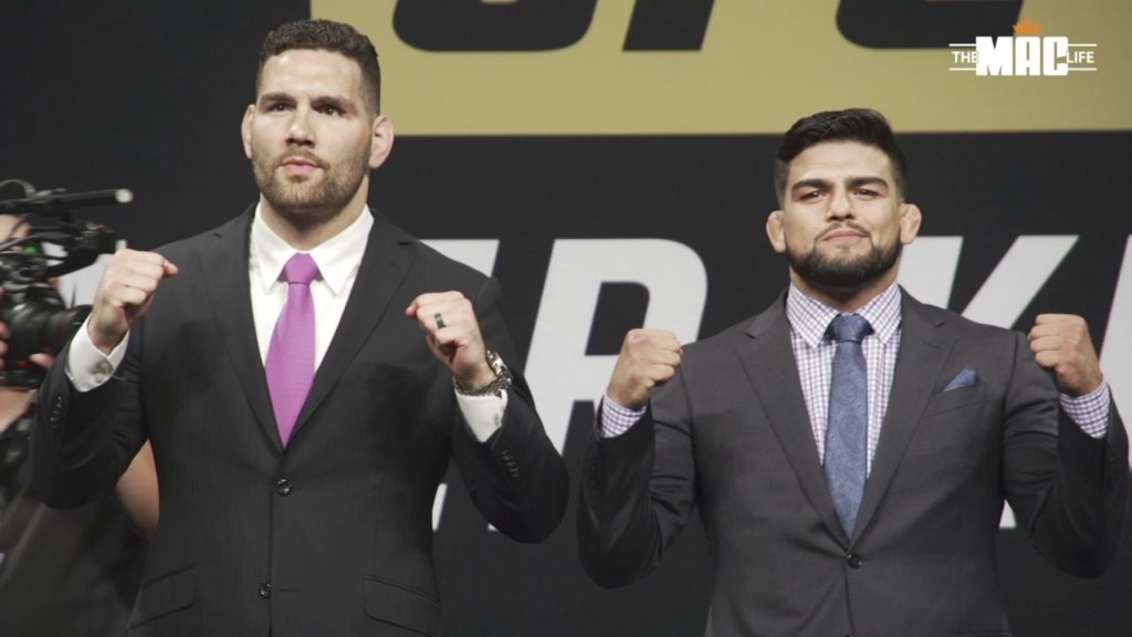 Watch as Jones and Cormier are pulled apart: UFC Summer Kickoff Face Off Highlights