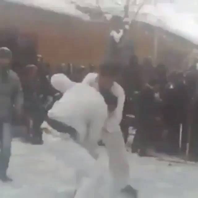 When someone says it's too cold to go training, show them this...