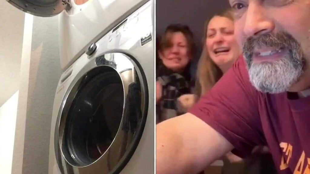 When you actually wash your belt.