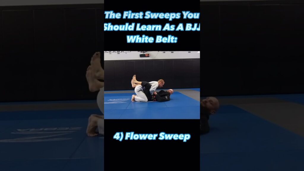 White Belt BJJ Sweeps #4 - Flower Sweep #bjj #shorts