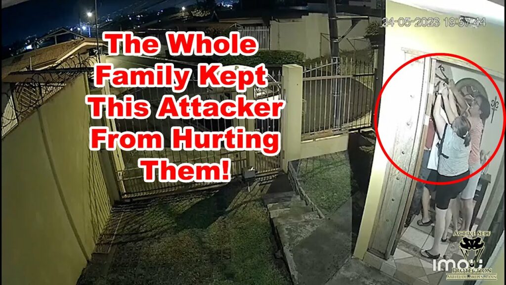 Whole Family Keeps Attacker With Gun At Bay