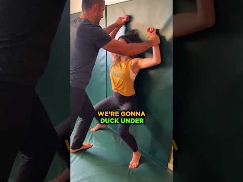 Women’s Self Defense When Pinned to Wall (BJJ Basics)