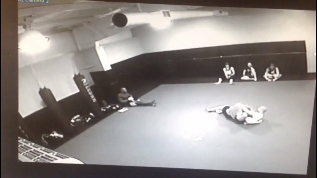Wrestler Challenges Jiu Jitsu Instructor at 10th Planet Decatur AL - Security Cam Footage