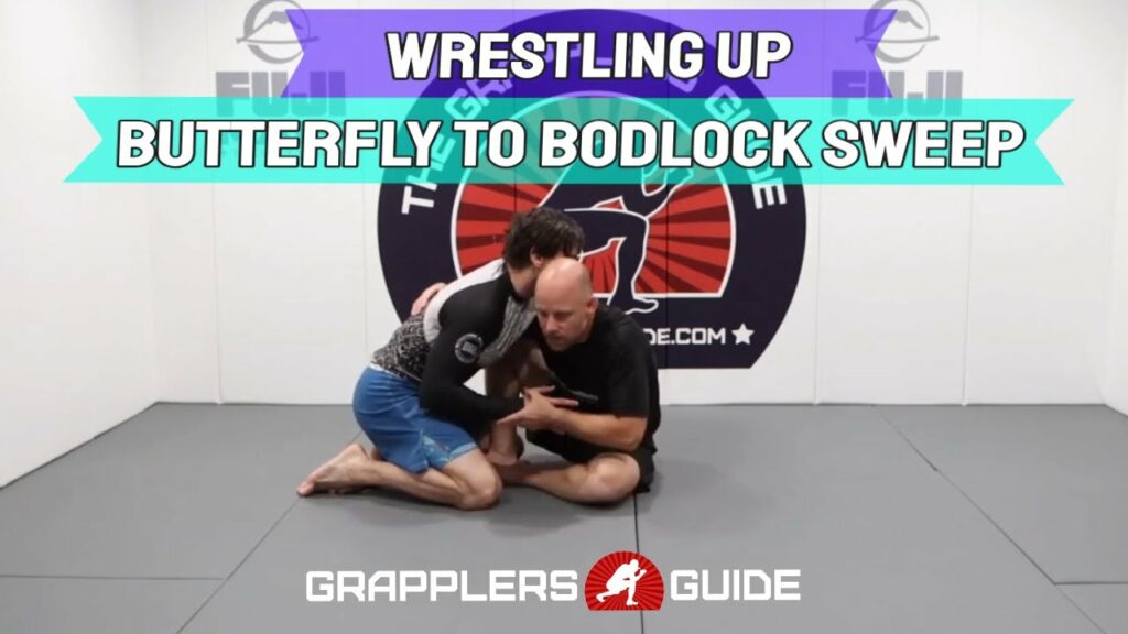 Wrestling Up Course - Classic Butterfly To Bodylock Sweep by Jason Scully - BJJ Grappling