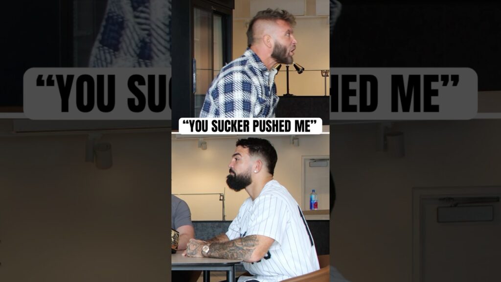 “YOU SUCKER PUSHED ME”