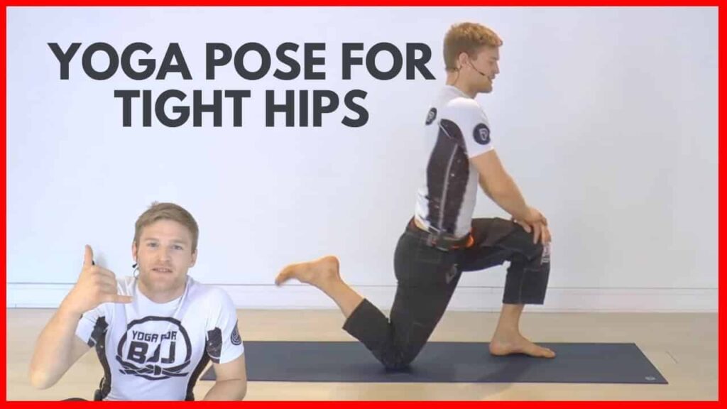 Yoga King Arthur Pose for Tight Hip Flexors