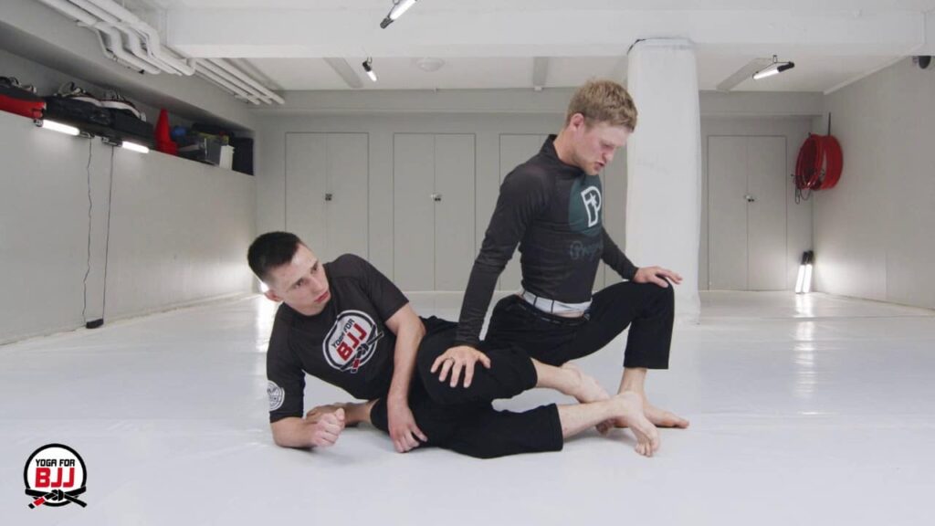 Yoga for leglocks - solo drill for safer leglock defence