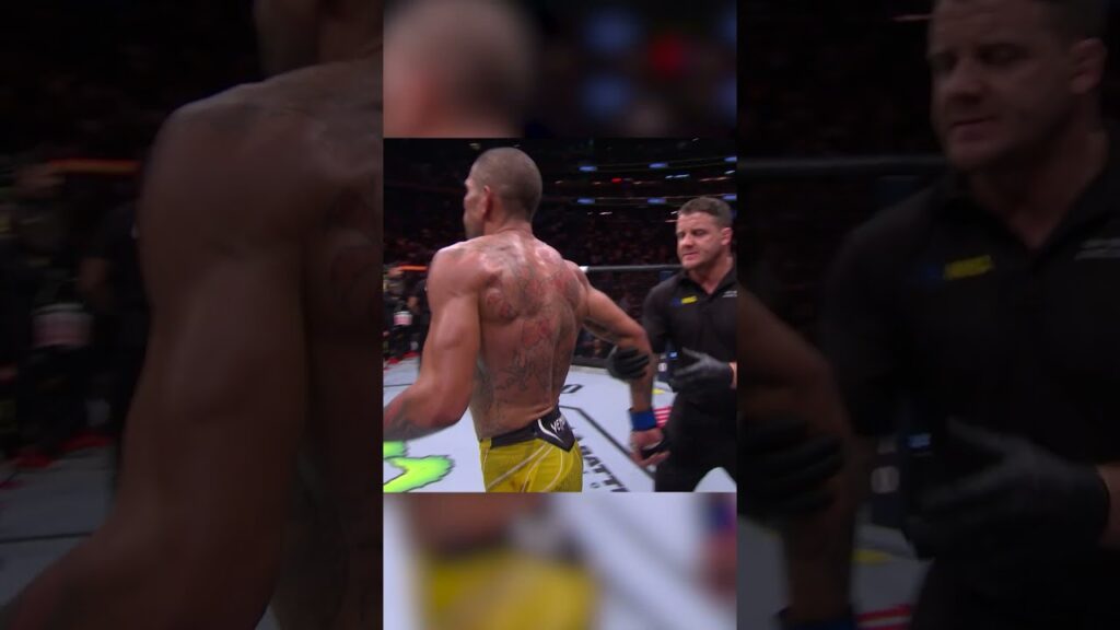 You NEED to KNOCK him out! 😳 #ufc313