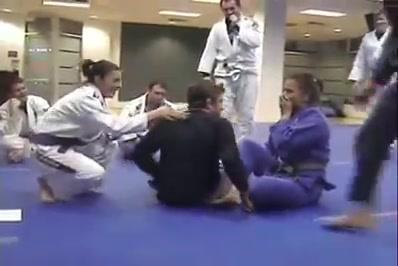 You know your Guillotine defense is legit when you put Ryan Hall to sleep...