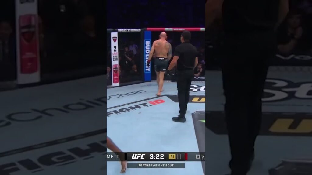 Youssef Zalal SUBMITS Josh Emmett 🤯 #ufc320