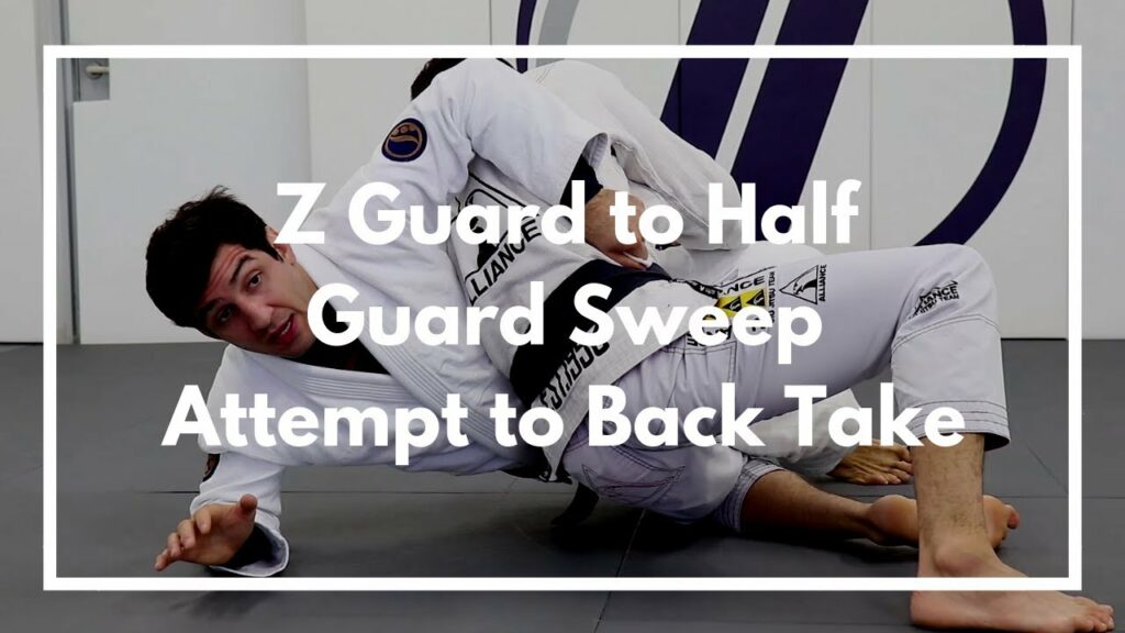 Z Guard to Half Guard Sweep Attempt to Back Take
