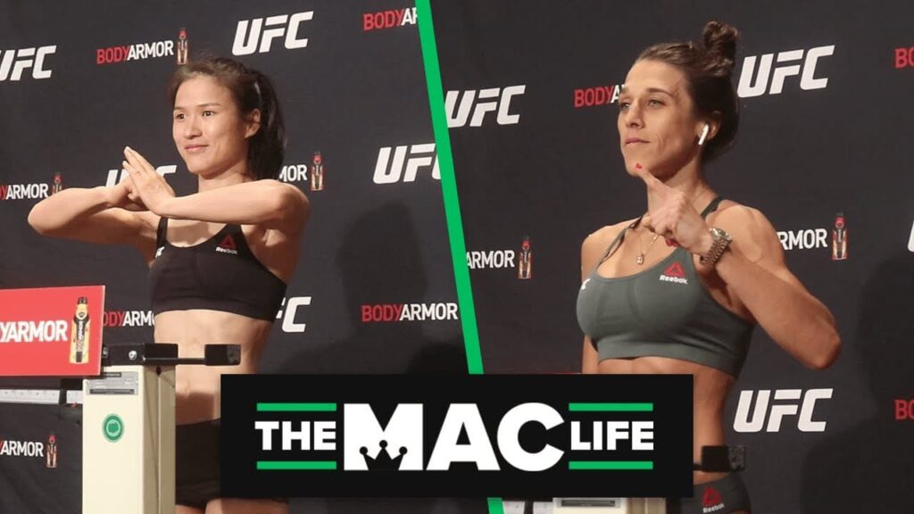 Zhang Weili and Joanna Jedrzejczyk make weight with ease at UFC 248 official weigh-ins