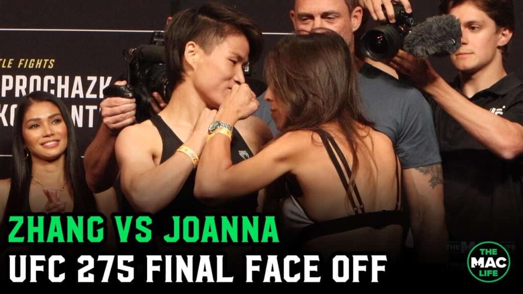 Zhang Weili vs Joanna Jedrzejczyk II Final Face Off | UFC 275 Official Weigh-Ins