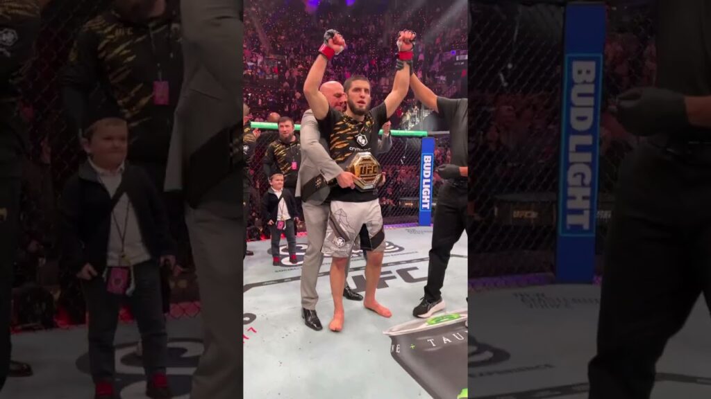 andddddd STILL!!! Islam Makhachev finishes Renato Moicano in ROUND ONE 🏆 #UFC311