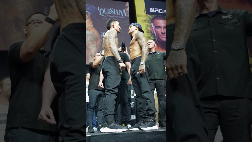 one FINAL faceoff for Dustin Poirier π€ #ufc318