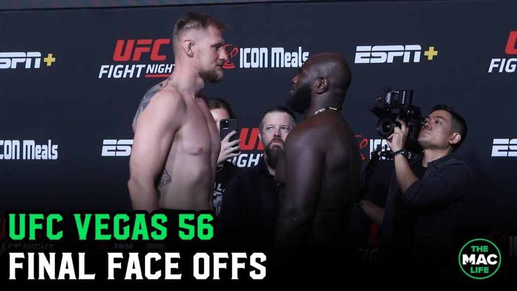 "I respect you bro, but I'm gonna smash you": UFC Vegas 56 Final Face Offs