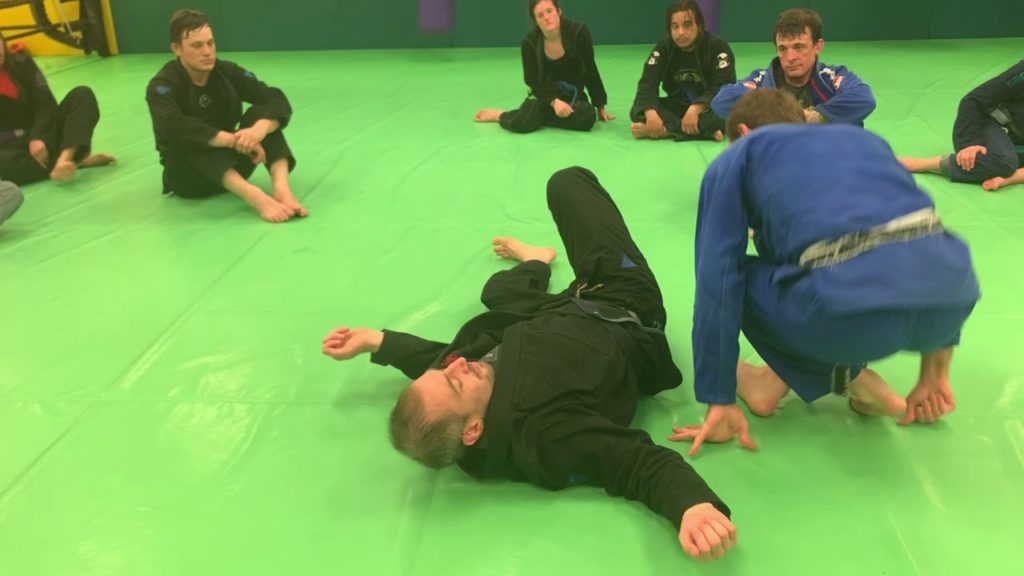 "Side Smash" Guard Pass from Leg Staple Attempt