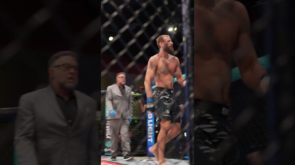 second round TKO for Andrey Pulyaev πͺ #ufcvegas108