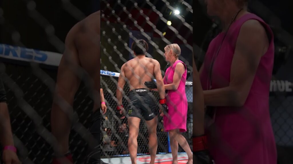 what a finish from Tatsuro Taira 😤 #ufcvegas108