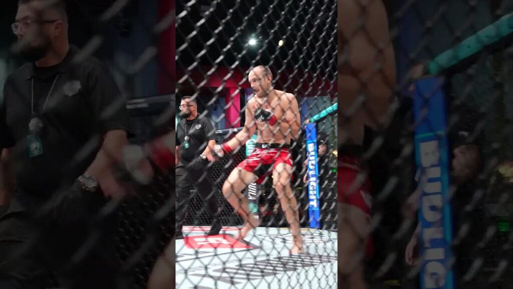 what a shot from Uros Medic 🤯🤯 #ufcvegas109
